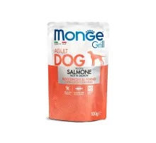 Влажный корм для собак Monge Dog Grill с лососем 100 г (8009470013123)
