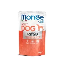 Влажный корм для собак Monge Dog Grill с лососем 100 г (8009470013123)