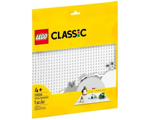 Конструктор LEGO Classic Базовая пластина белого цвета (11026)