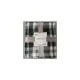 Плед Ardesto Flannel клітинка сіра, 160х200 см (ART0101PB)