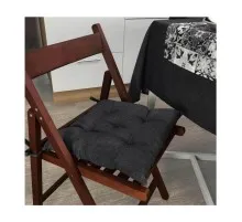 Подушка на стул Прованс Black Milan 40х40 (4823093434608)