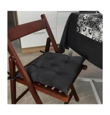 Подушка на стілець Прованс Black Milan 40х40 (4823093434608)