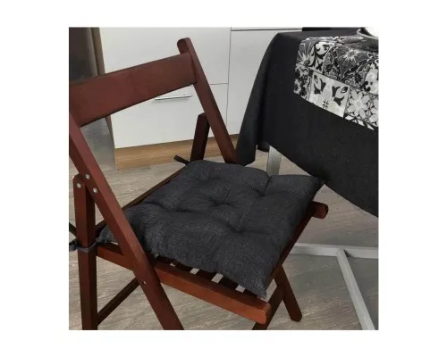 Подушка на стілець Прованс Black Milan 40х40 (4823093434608)
