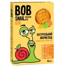 Мармелад Bob Snail Равлик Боб манго-гарбуз-чіа 108 г (4820219341277)