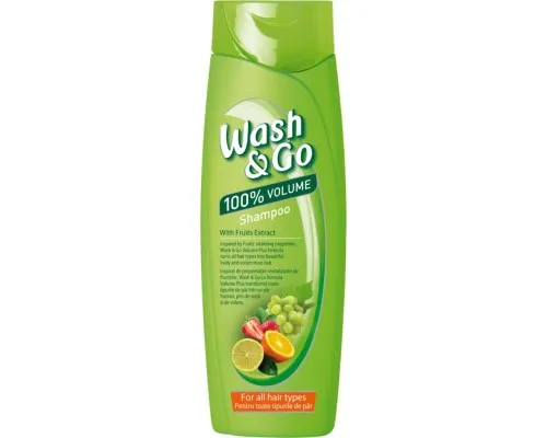 Шампунь Wash&Go с экстрактами фруктов для всех типов волос 360 мл (8008970056777)