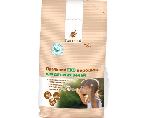 Пральний порошок Tortilla Еко для дитячих речей 2.4 кг (4823015913303)