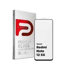 Скло захисне Armorstandart Full Glue Xiaomi Redmi Note 12 5G Black (ARM65552)