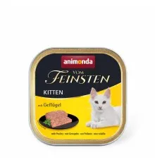 Паштет для котів Animonda Vom Feinsten Kitten with Poultry 100 г (4017721832212)