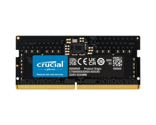 Модуль памяті для ноутбука SoDIMM DDR5 16GB 5600 MHz Micron (CT16G56C46S5)