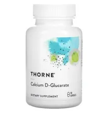 Минералы Thorne Research D-глюкарат кальция, 500 мг, Calcium D-Glucarate, 90 капсул (THR-28002)