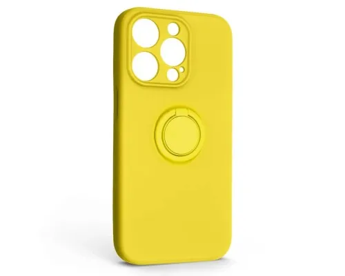 Чохол до мобільного телефона Armorstandart Icon Ring Apple iPhone 14 Pro Yellow (ARM68711)