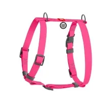Шлея для собак WAUDOG Waterproof анатомічна Н-подібна S рожева (32947)
