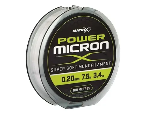 Волосінь Matrix Power Micron X 100m 0.14mm 4.5lb/2.0kg (1892.02.37)