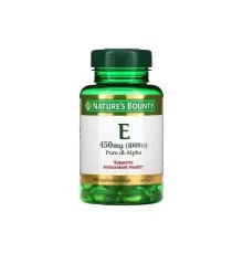 Вітамін Nature's Bounty Вітамін E швидкого вивільнення, 1000 МО, 450 мг, Vitamin E, 60 г (NRT-01799)