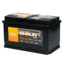 Акумулятор автомобільний ENRUN 100А + правий (880 пуск)