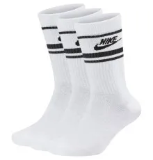 Шкарпетки Nike U NK NSW EVERYDAY ESSENTIAL CR 3PR DX5089-103 42-46 3 пари Білий/Чорний (196148786224)