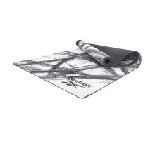 Килимок для йоги Reebok Natural Rubber Yoga Mat білий, сірий, мармур RAYG-11080OM (885652020923)