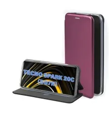 Чохол до мобільного телефона BeCover Exclusive Tecno Spark 20C (BG7n) Burgundy (711246)