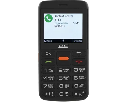 Мобільний телефон 2E T180 MAX Black (688130251051)