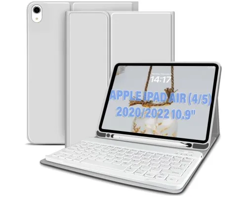 Чохол до планшета BeCover Keyboard Apple iPad Air (4/5) 2020/2022 10.9" Gray (711145)