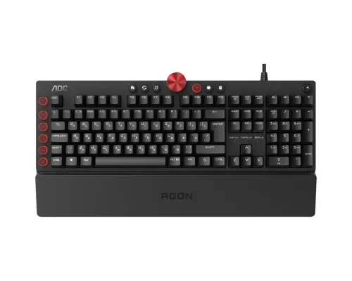 Клавиатура AOC AGK700 RGB Cherry MX Red USB Black (AGK700DR2R)