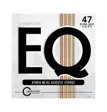Струни для гітари Cleartone EQ Hybrid Metal Acoustic Ultra Light (10-47) (7810)
