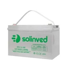 Батарея к ИБП Solinved 12V-100Ah, GEL (SLG100-12)