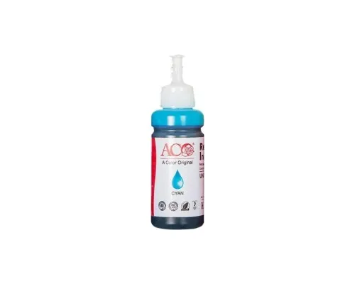 Чорнило ACO HP GT52 Cyan, 70ml, InkTank/Smart Tank (ACO-AH-001-C Universal Ink)