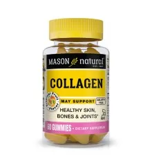 Витаминно-минеральный комплекс Mason Natural Коллаген, Collagen, 60 жевательных конфет (MAV-17855)