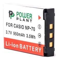 Акумулятор до фото/відео PowerPlant Casio NP-70 (DV00DV1241)