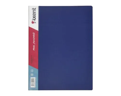 Папка с файлами Axent 20 sheet protectors, blue (1020-02-А)