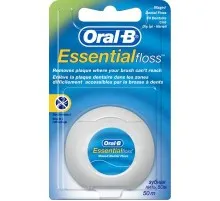 Зубна нитка Oral-B Essential floss Waxed м'ятна 50 м (3014260280772/5010622005029)