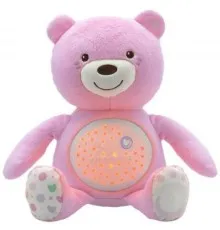 Развивающая игрушка Chicco Медвежонок музыкальный розовый (08015.10)