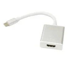 Перехідник Type-C to HDMI F 0.15m PowerPlant (KD00AS1272)