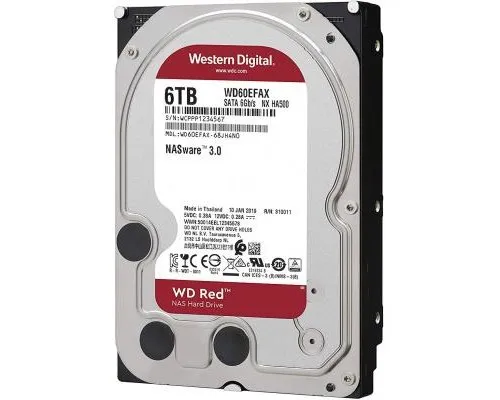 Жесткий диск 3.5 6TB WD (WD60EFAX)
