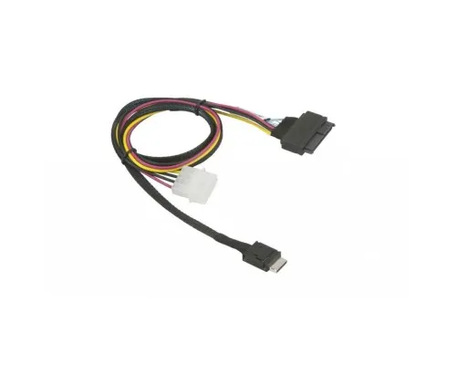 Кабель для передачи данных Supermicro OCuLink SFF-8611 (x4) to SFF-8639 U.2 with 4 Pin Power Cable (CBL-SAST-1011)