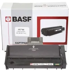 Тонер-картридж BASF Ricoh Aficio SP SP277NwX, 408160 Black (KT-SP277HE)