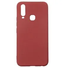 Чохол до мобільного телефона Dengos Carbon Vivo Y15, red (DG-TPU-CRBN-97) (DG-TPU-CRBN-97)