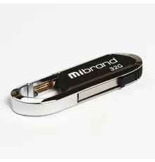 USB флеш накопичувач Mibrand 32GB Aligator Black USB 2.0 (MI2.0/AL32U7B)