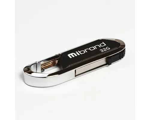 USB флеш накопитель Mibrand 32GB Aligator Black USB 2.0 (MI2.0/AL32U7B)