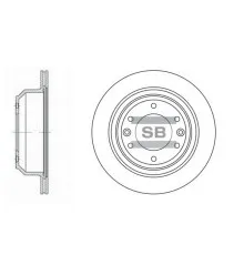 Гальмівний диск HI-Q SD1032