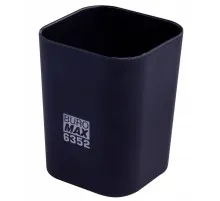 Підставка для ручок Buromax Rubber Touch Квадратна Чорна (BM.6352-01)
