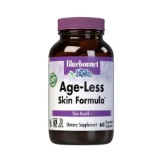 Витаминно-минеральный комплекс Bluebonnet Nutrition Формула Омоложения Кожи, Age-Less Skin Formula 60 вегетариа (BLB1140)