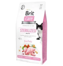 Сухой корм для кошек Brit Care Cat GF Sterilized Sensitive 7 кг (8595602540754)