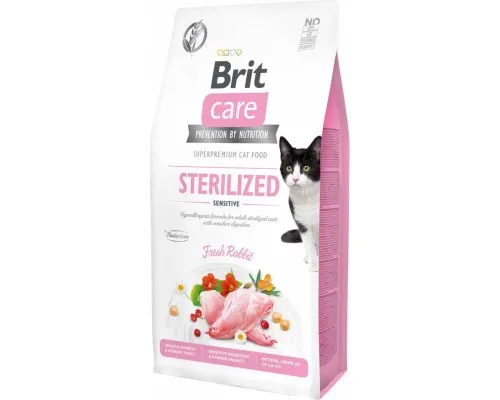 Сухий корм для кішок Brit Care Cat GF Sterilized Sensitive 7 кг (8595602540754)