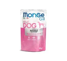 Влажный корм для собак Monge Dog Grill з свининою 100 г (8009470013147)