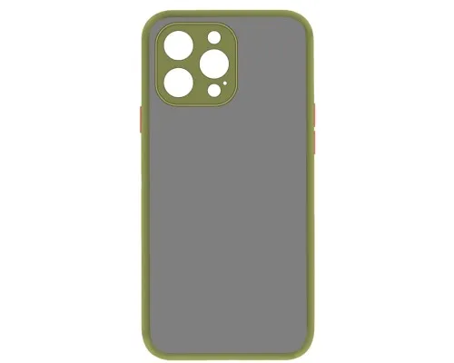 Чехол для мобильного телефона MAKE Apple iPhone 13 Pro Max Frame (Matte PC+TPU) Green (MCMF-AI13PMGN)