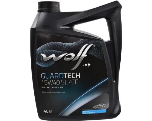 Моторное масло Wolf GUARDTECH 15W40 SL/CF 4л (8300219)