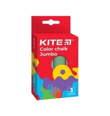 Крейда Kite кольорова Jumbo Fantasy, 3 кольори (K22-077-2)