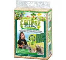 Наповнювач для гризунів Chipsi Green Apple Деревний вбирний 3.2 кг (60 л) (4002973000823)